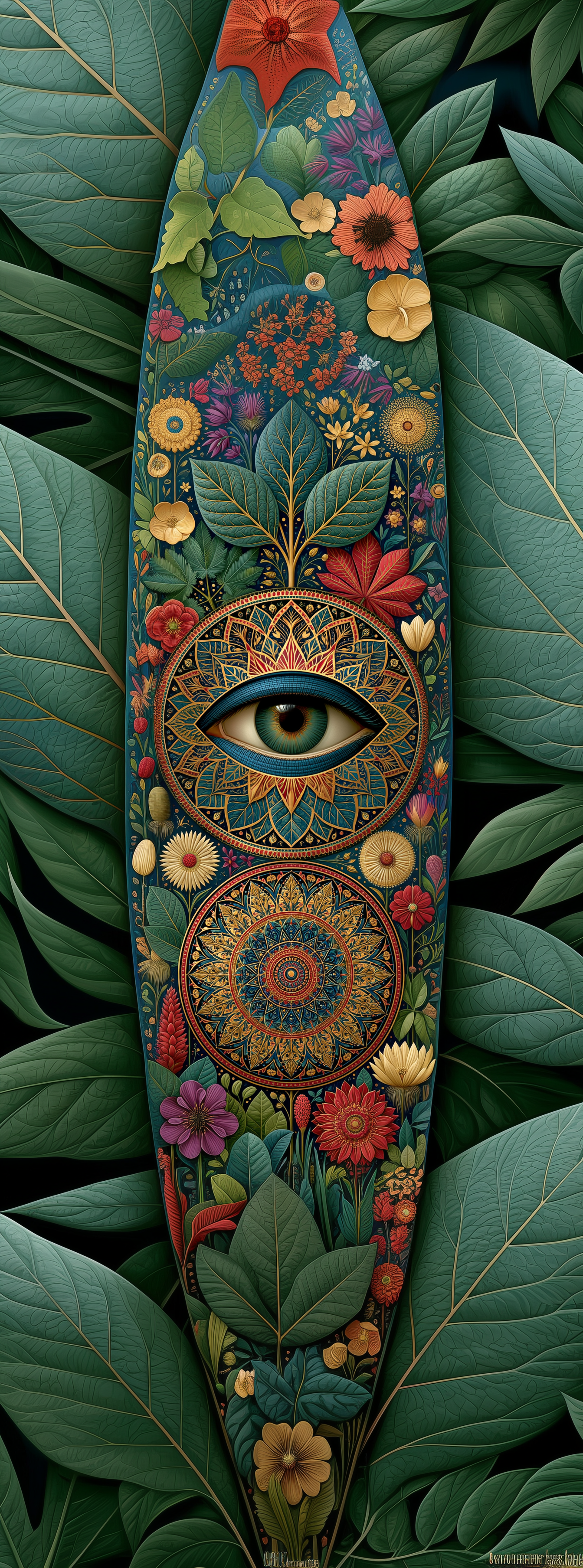 Botanical Eye Mandala