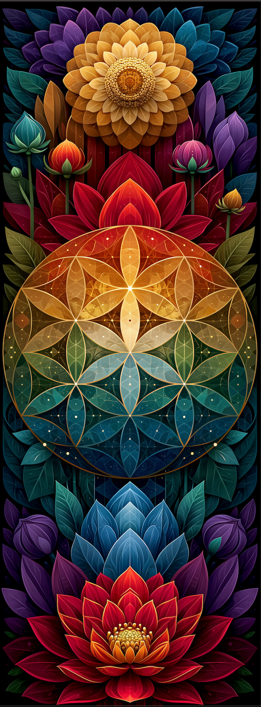 Lotus Bloom Sacred Geometry