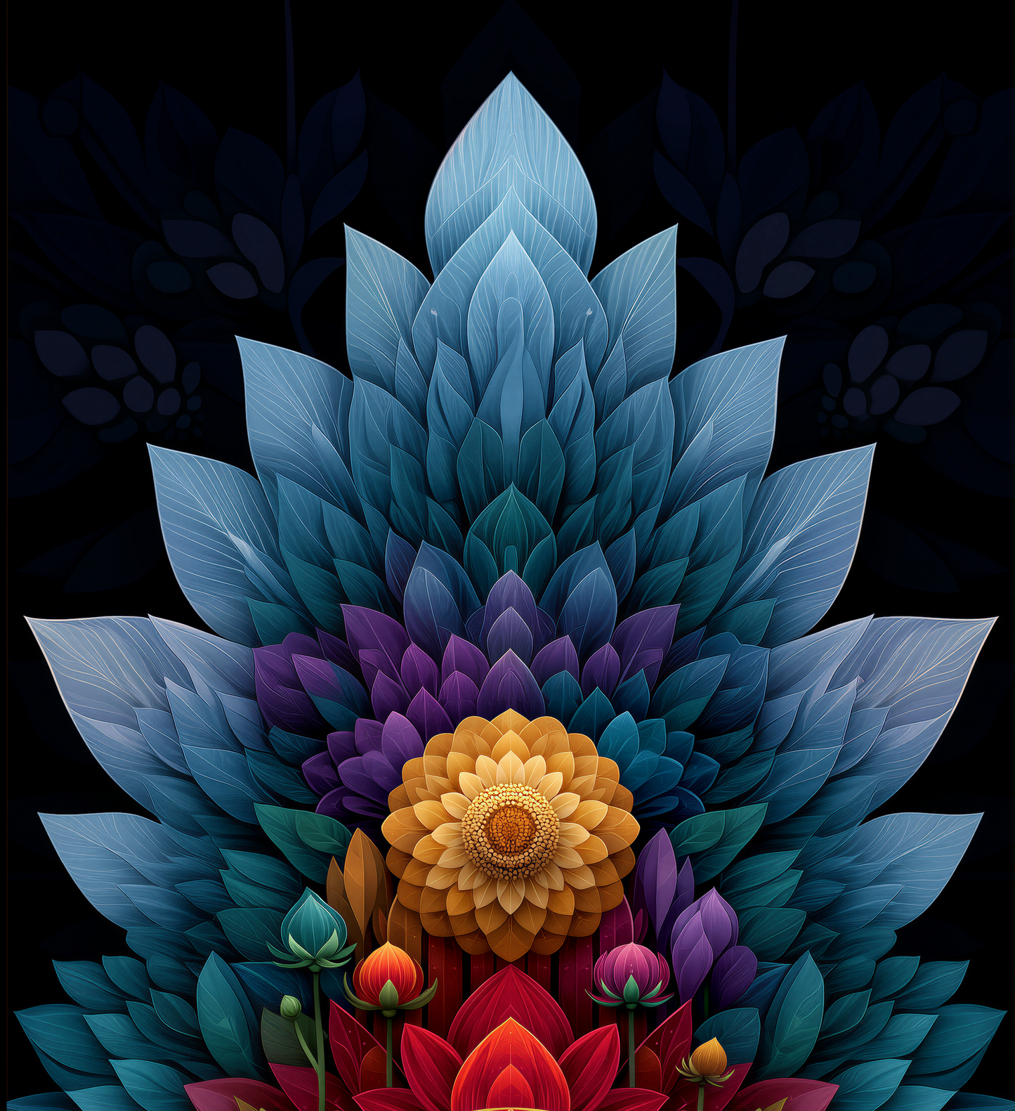 Lotus Totem Sacred Geometry