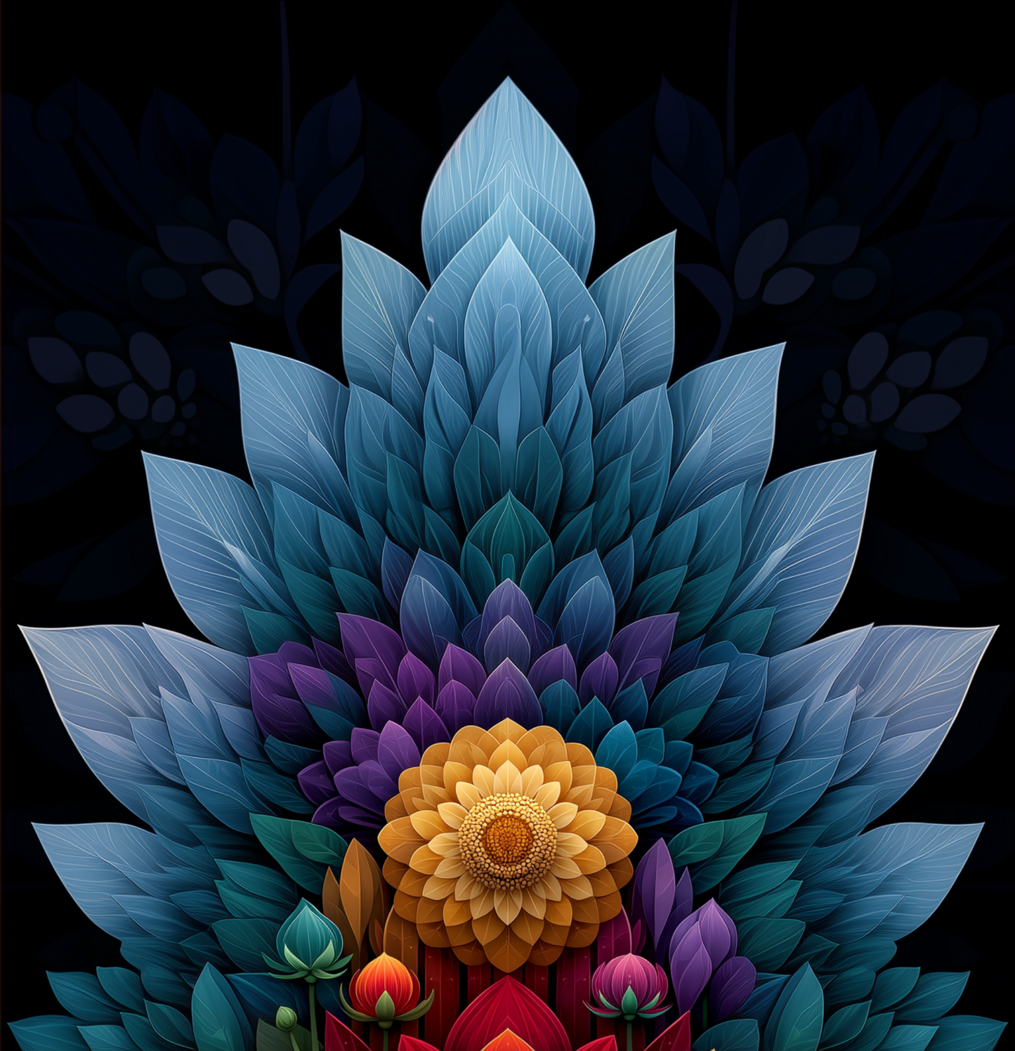 Lotus Bloom Sacred Geometry