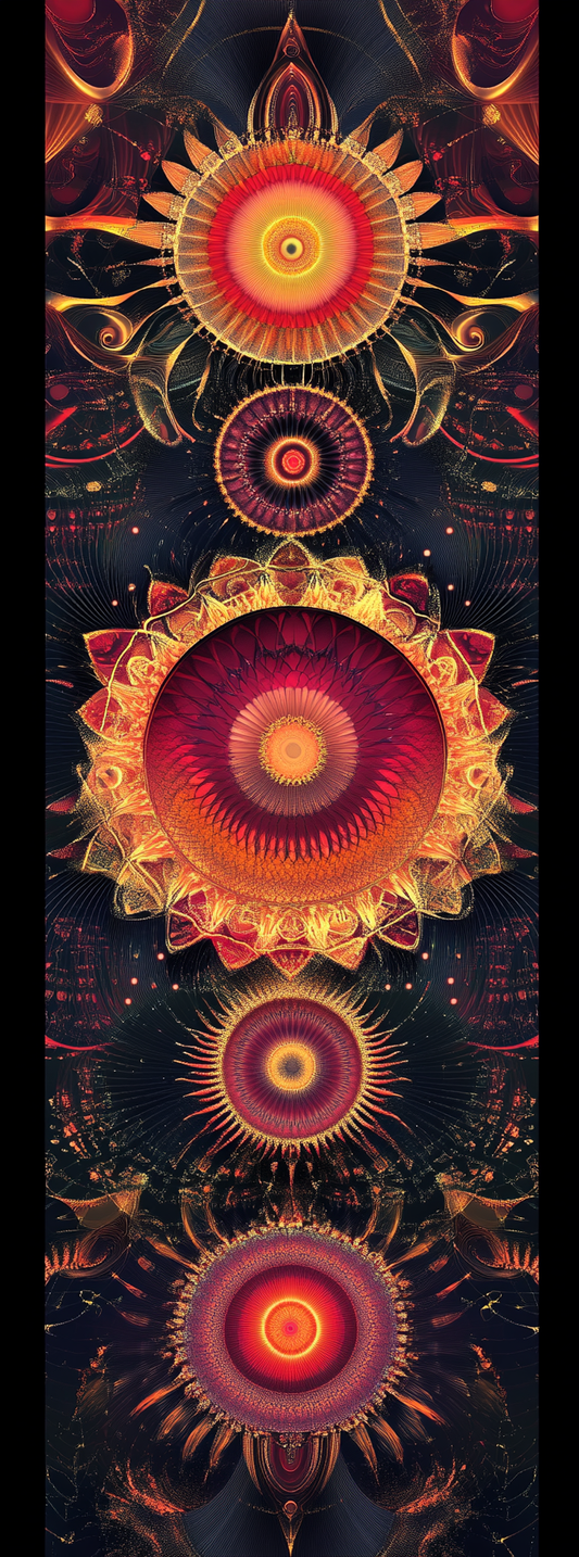 Fractal Majhiruaja Design Flat Shaded 2