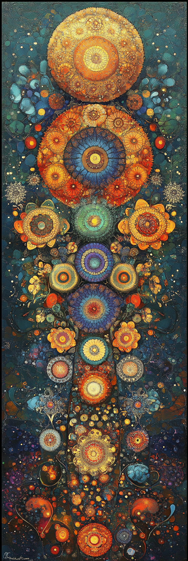 Happy Family Psychadelic Fractals Symmetrical